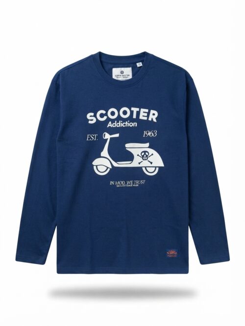 sudadera eton tee azul marino