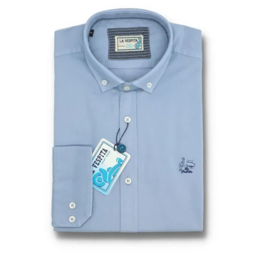 serie 56662 camisa la vespita semientallada color 4 cuello 305 100 alg