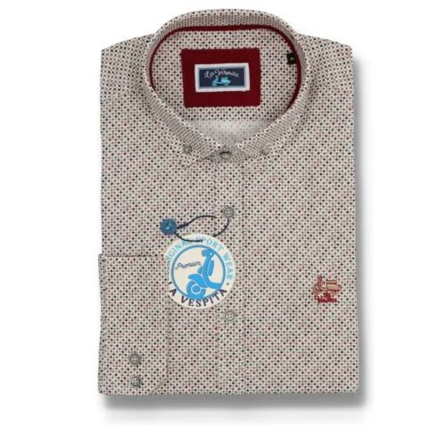 serie 56706 camisa la vespita patron semientallado color 1 cuello 305 100 alg